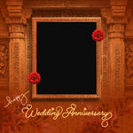 Wedding Anniversary Customizable Backdrop