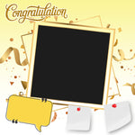 Personalized Congratulations Photo Frame Backdrop