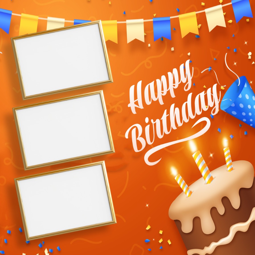 Birthday Memories Photo Frame – Customizable