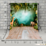 Wildlife Theme Baby Backdrop