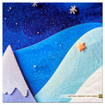 Snowy Christmas Backdrop