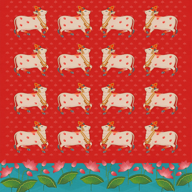 Gau Mata Lotus Charm