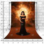 Moon Theme Pregnancy Photoshoot Backdrop