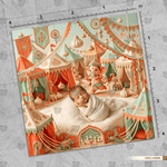 Gajmukh Mela Nagari Ganesha Newborn Baby Photography Backdrop