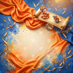 Mushak Theme Ganesh Baby Photoshoot Backdrop