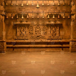 Sacred Temple Bells Maternity Photography Backdrop