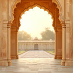 Sunlit Palace Gateway Maternity Photography Backdrop