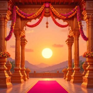 Suryast ke Saath Divya Mandap