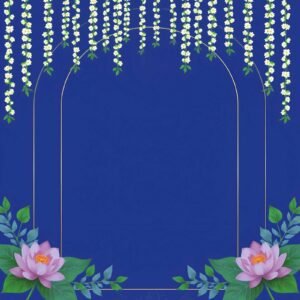 Royal Lotus Arch Backdrop